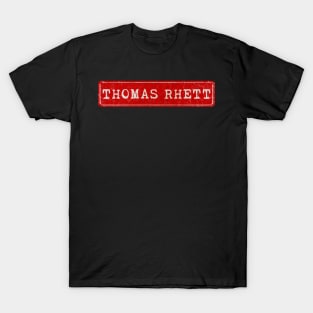 vintage retro plate Thomas Rhett T-Shirt